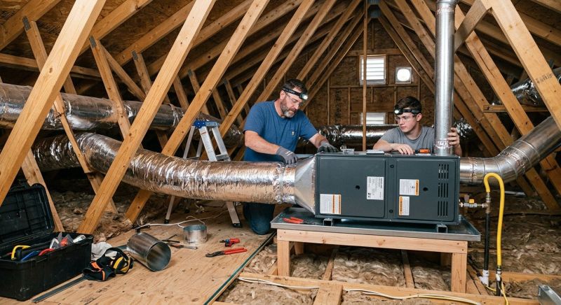 Attic HVAC Installation in Kansas City, MO
