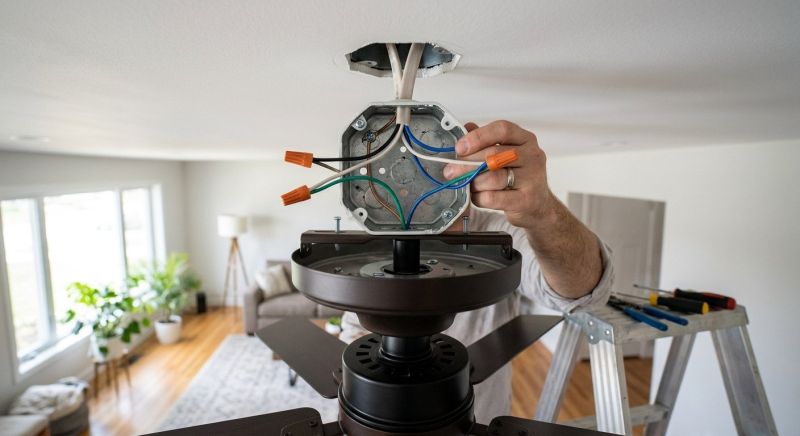 Ceiling Fan Replacement in Kansas City, KS